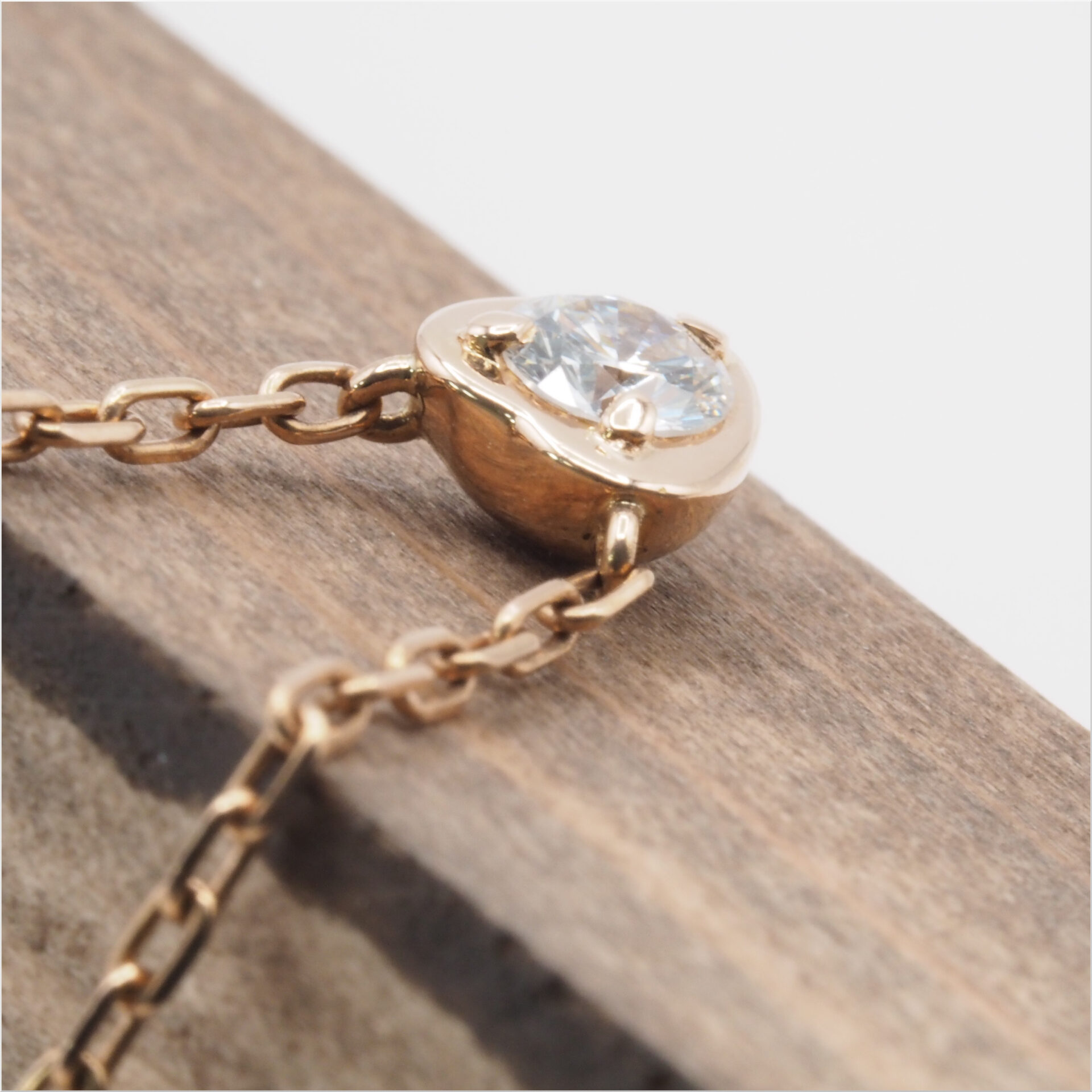 Cartier カルティエ ダムール ディアマン レジェ ハート ネックレス 1Pダイヤ ピンクゴールド Au750 18KPG - 画像 (10)