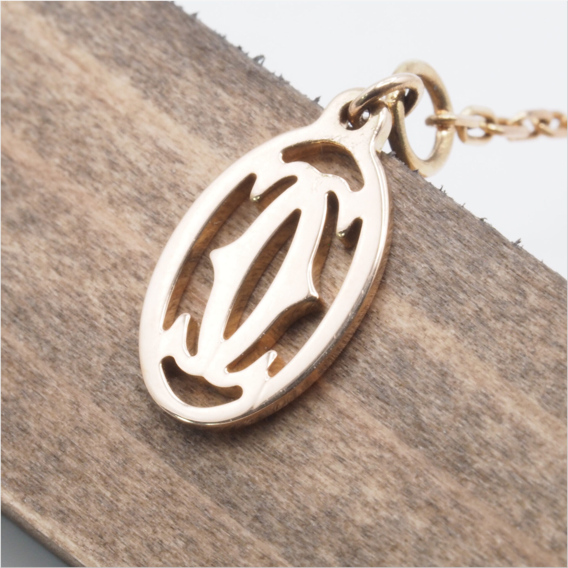 Cartier カルティエ ダムール ディアマン レジェ ハート ネックレス 1Pダイヤ ピンクゴールド Au750 18KPG - 画像 (12)