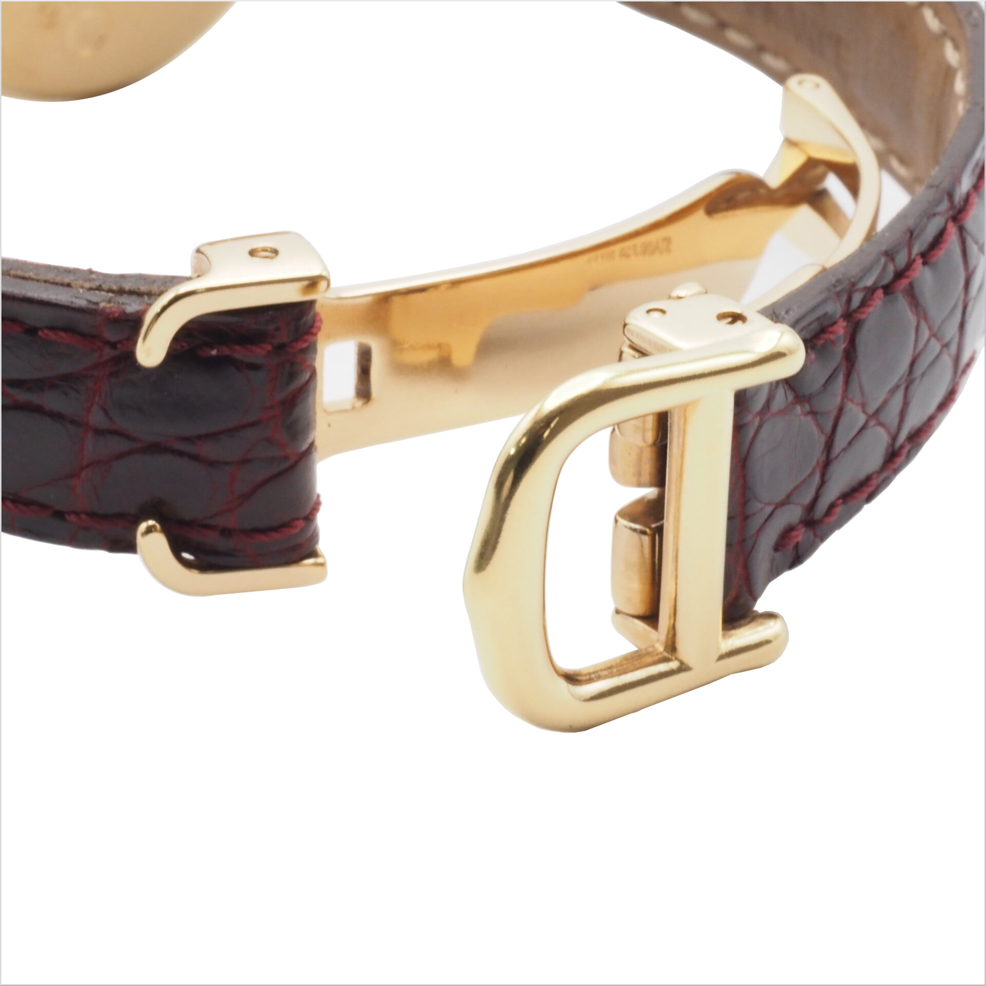 Cartier カルティエ マスト コリゼ SM アイボリー Ref.W1000654 ヴェルメイユ YGP/SV925 1990年代 箱 保証書 クォーツ 腕時計 レディース ウォッチ - 画像 (7)