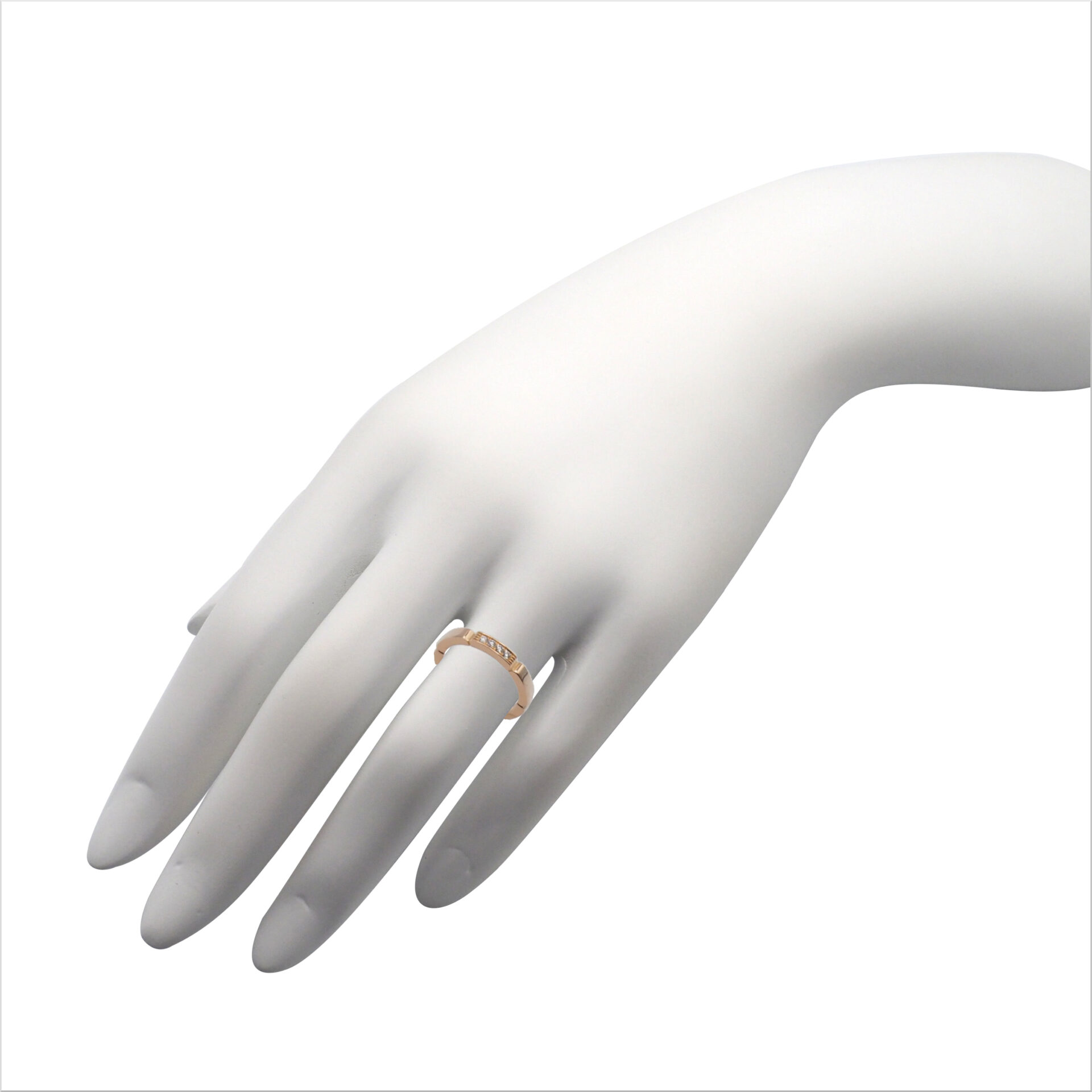 Cartier カルティエ マイヨン パンテール リング 4Pダイヤ #47(約7号) B4080547 ピンクゴールド 18KPG Au750 - 画像 (7)