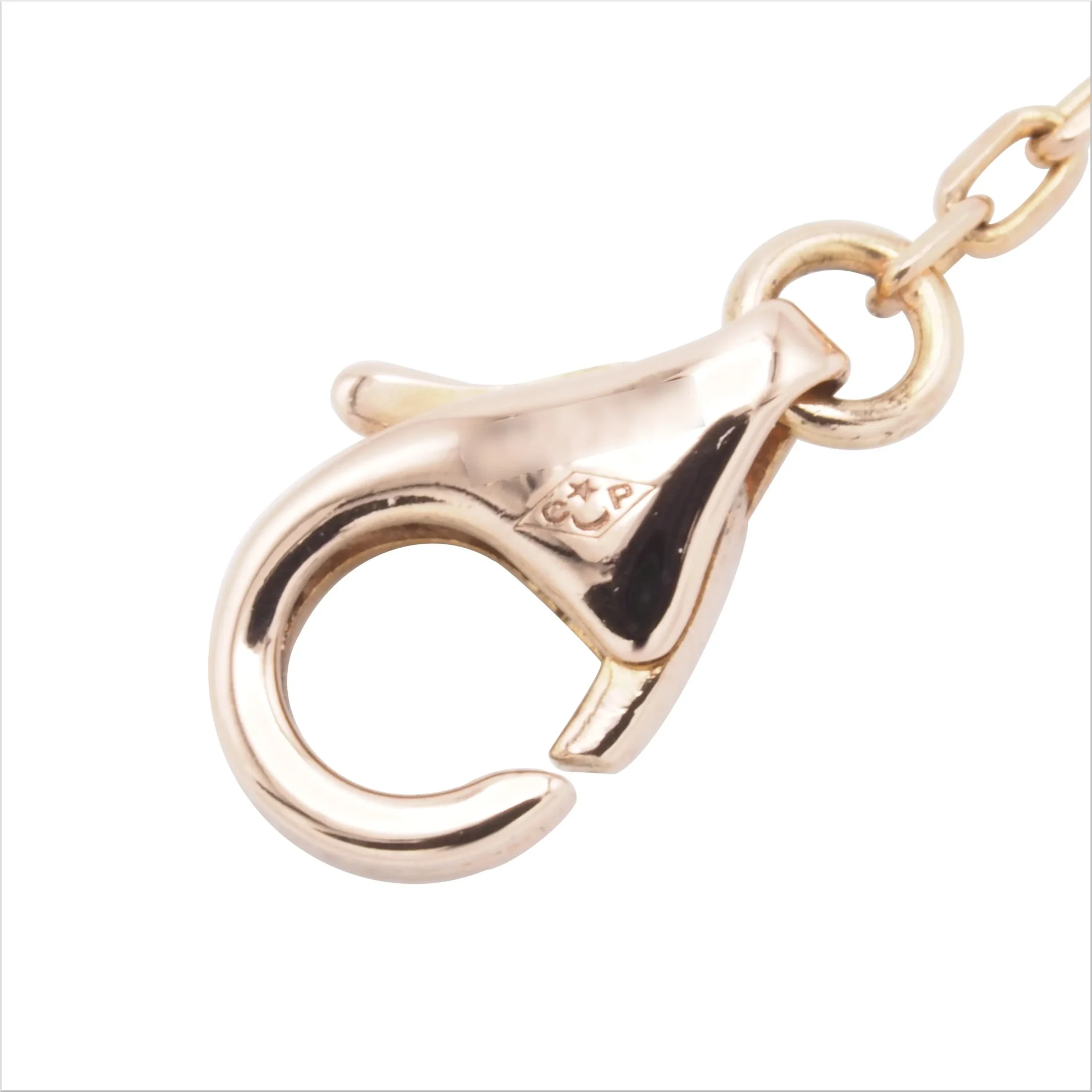 Cartier カルティエ ダムール ディアマン レジェ ハート ネックレス 1Pダイヤ ピンクゴールド Au750 18KPG - 画像 (5)