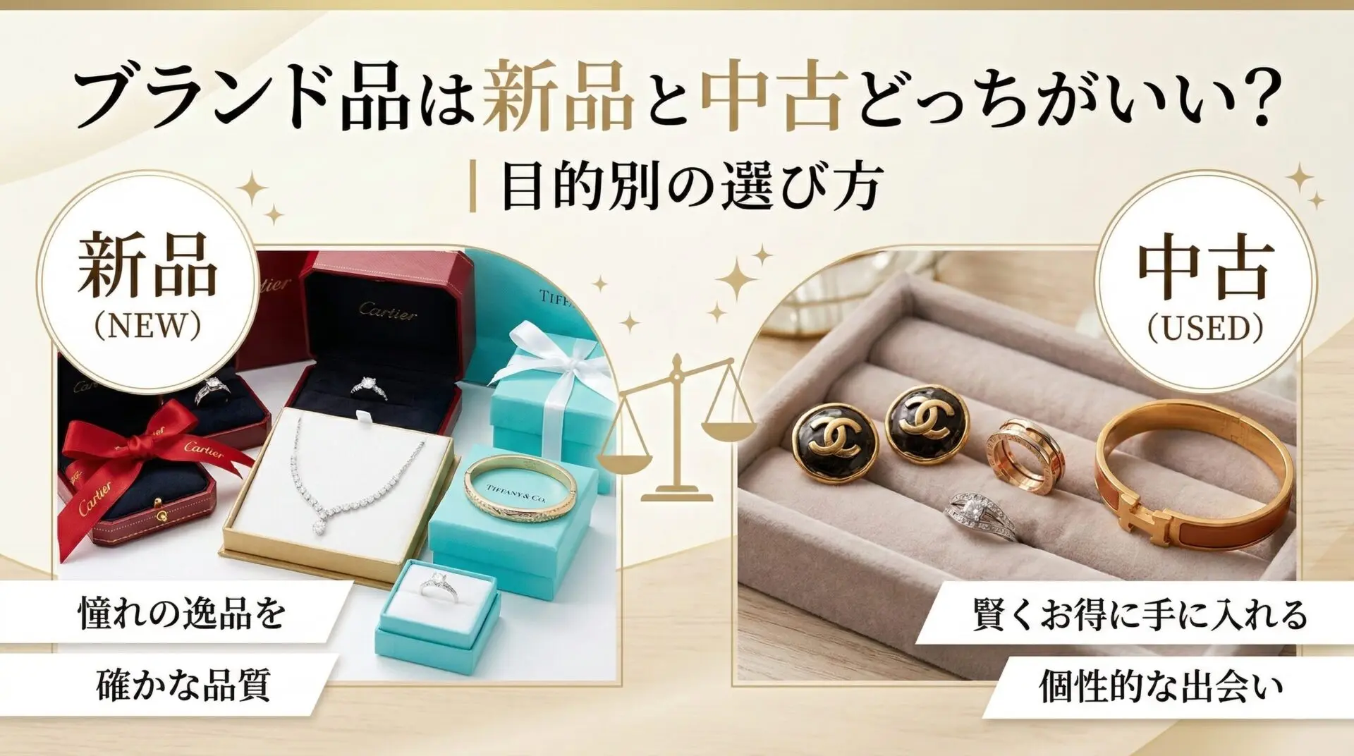 ブランド品は新品と中古どっちがいい？｜目的別の選び方 | Ornevia